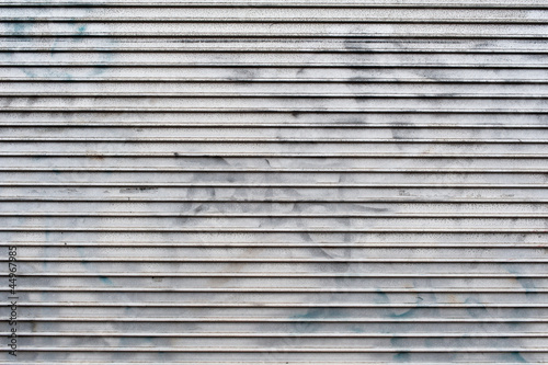 Metal shutters abstract background