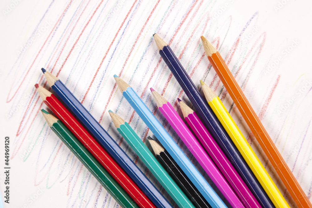 Fototapeta premium Office and art supplies
