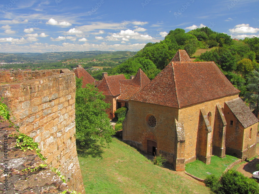 Village de Castelnau-Bretenoux; Corrèze Lot ; Limousin Périgord