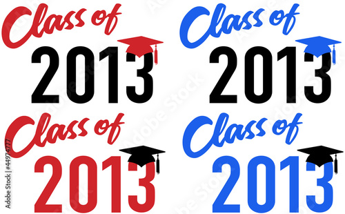 Class of 2013 school graduation date cap