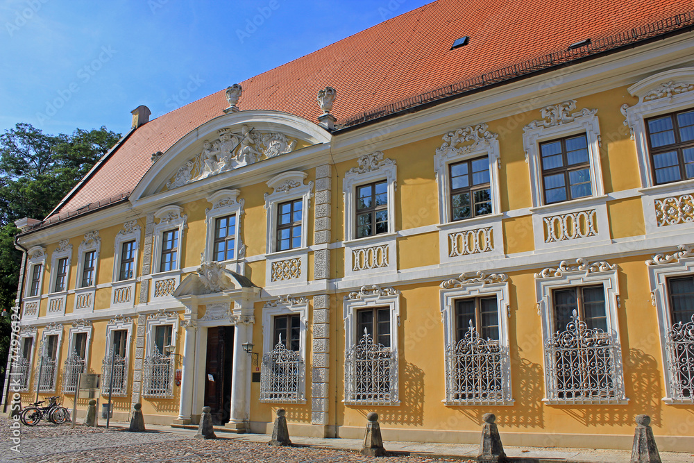 Fototapeta premium Zerbst/Anhalt: Barockes Kavaliershaus (Sachsen-Anhalt)