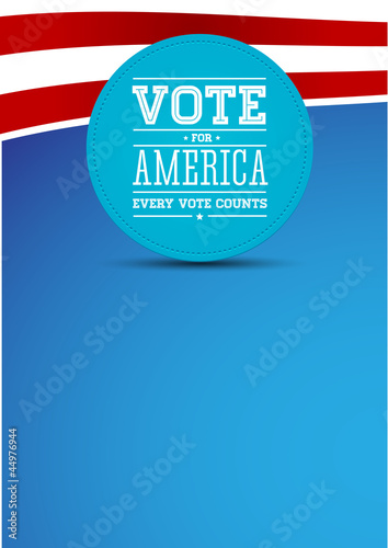 Vote for America vintage poster