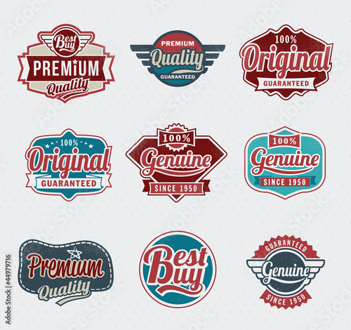 Vintage Styled Premium Quality labels