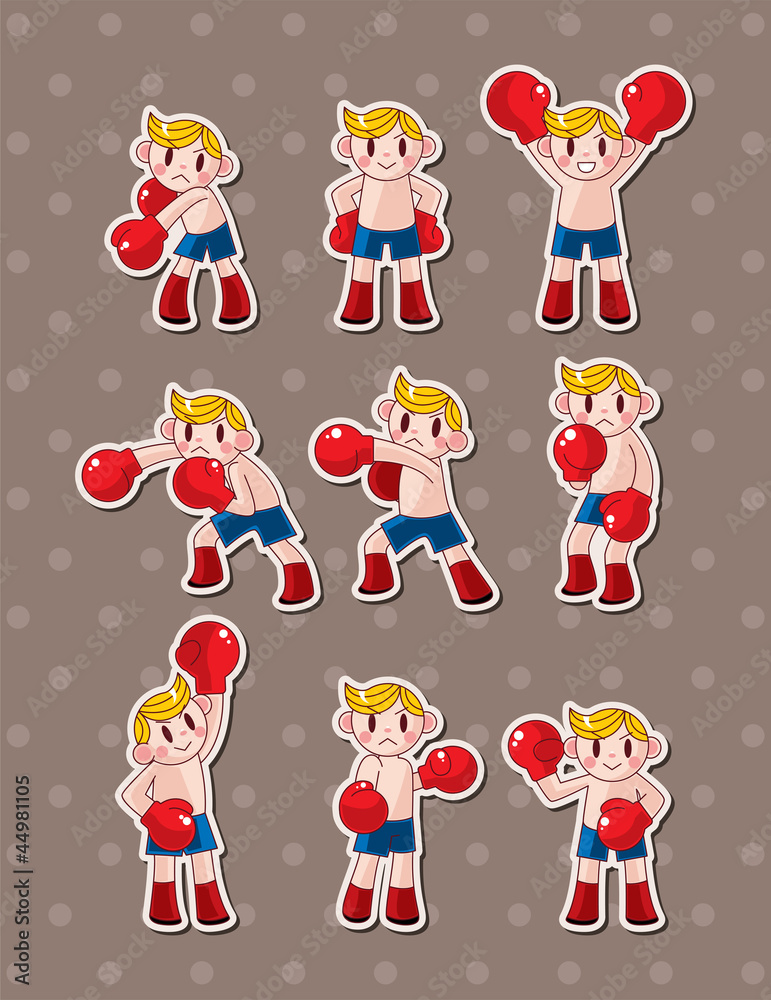 boxer stickers boxer stickers