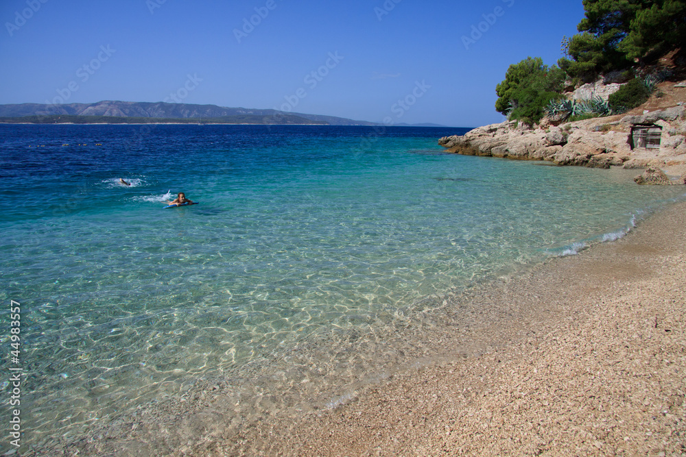 spiaggia di Murvica (Bol - isola di Brac - Croazia)