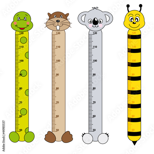 Medidor de pares para niños. Animales