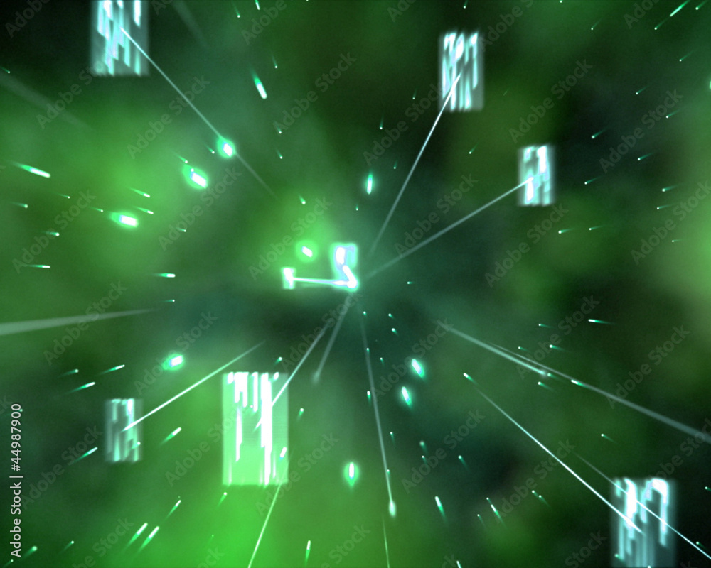 Fototapeta premium Abstract green space