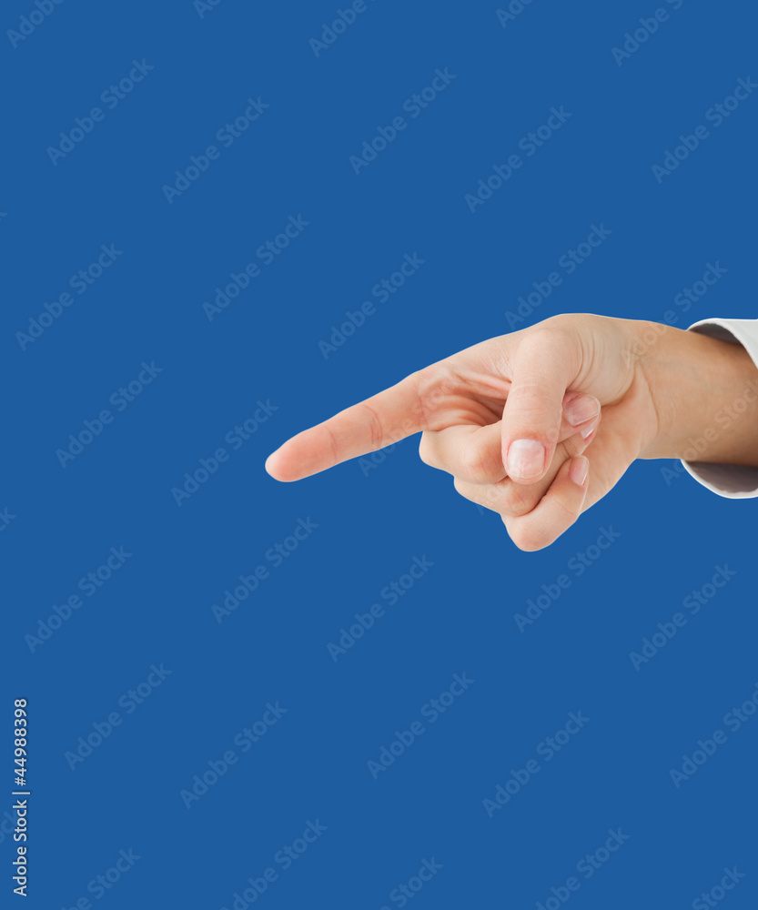 Finger pointing Finger pointing