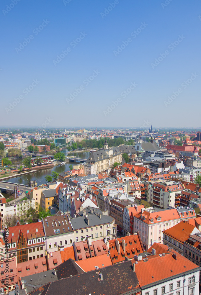 Fototapeta premium Wroclaw from above