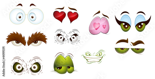 Cartoon Eyes Vectors