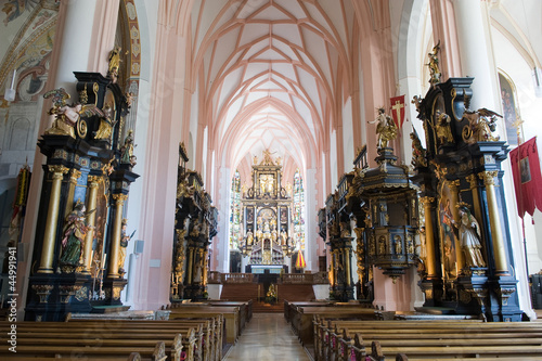 Interior collegiate church