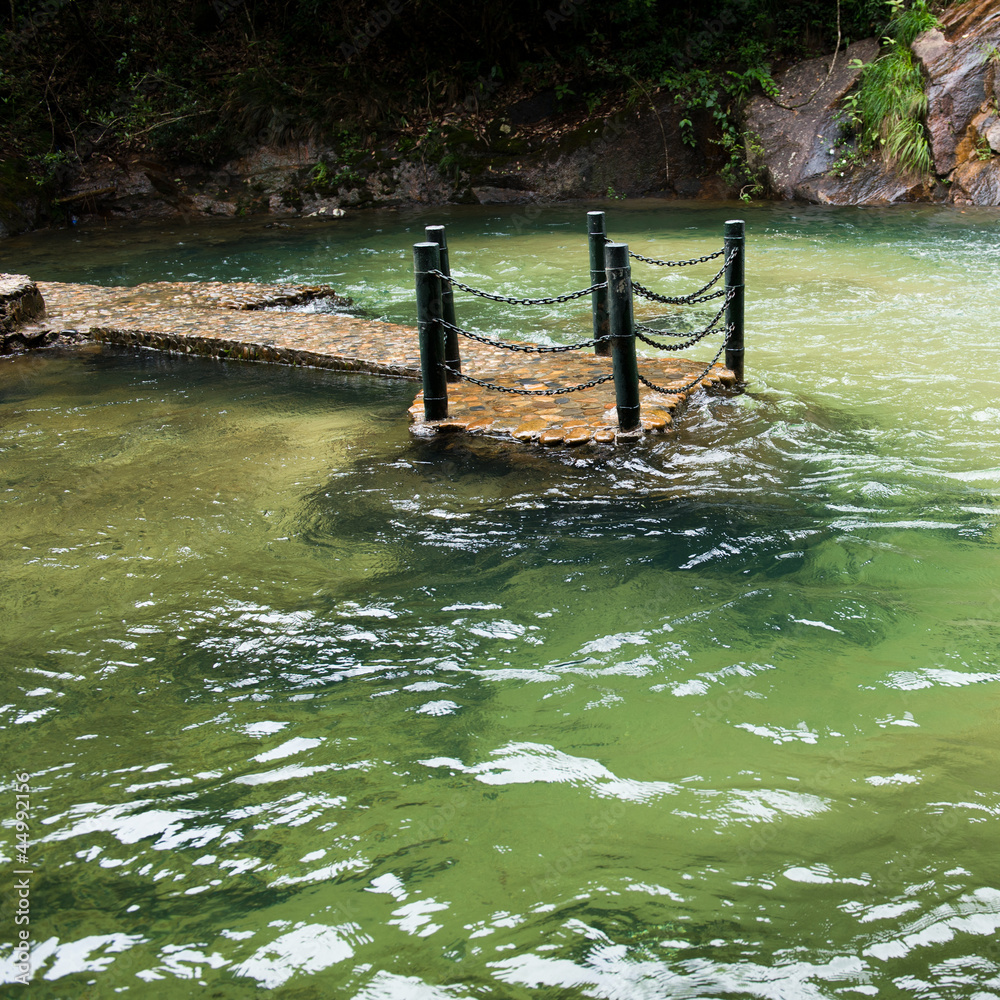 fresh green and stream fresh green and stream