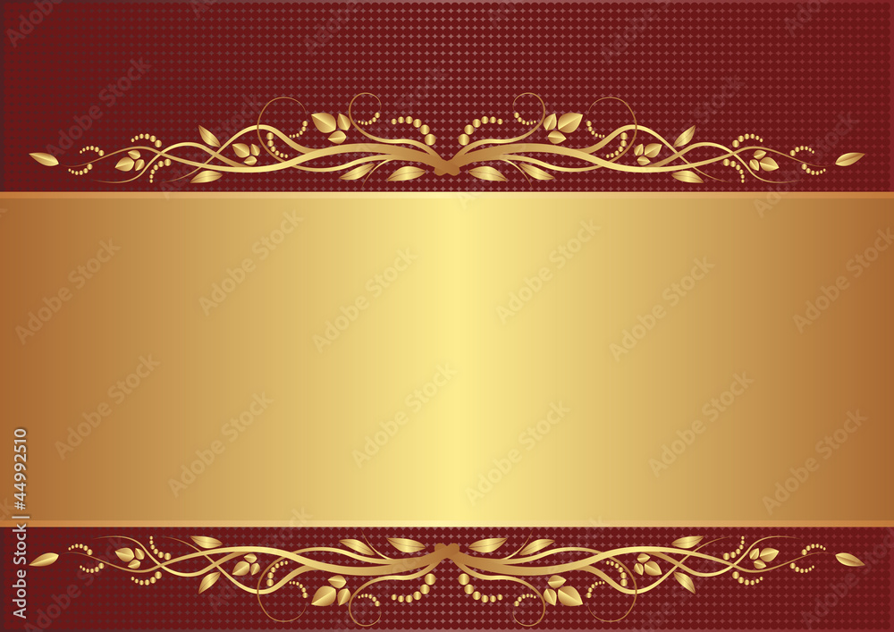 burgundy and gold background