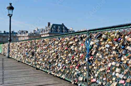 Paris, Pont des Arts on Seine river