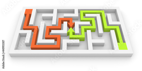 Meeting in the labyrinth