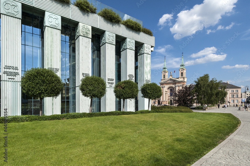Naklejka premium Budynek Sądu Najwyższego w Warszawie
