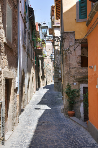 Alleyway. Soriano nel Cimino. Lazio. Italy.