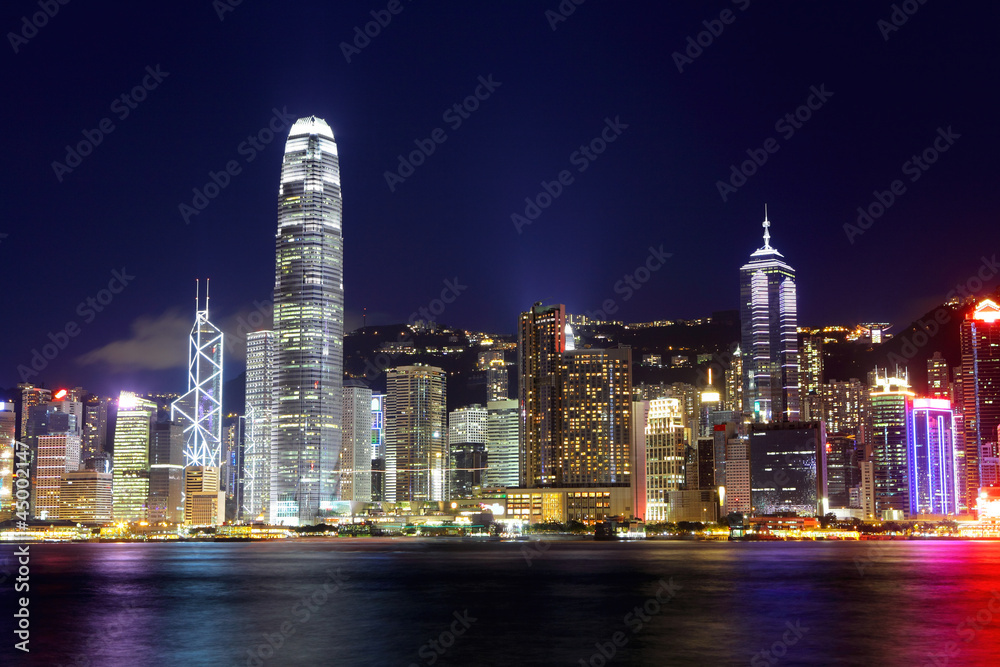 custom made wallpaper toronto digitalHong Kong at night
