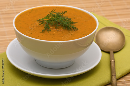 Vegetable cream soup