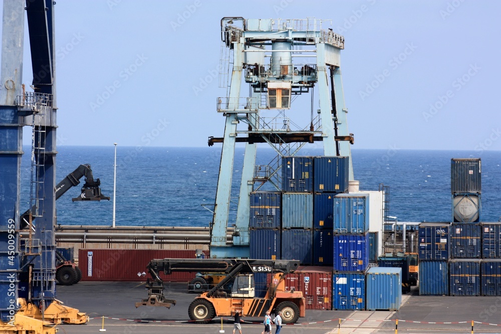 Containerhafen Fuerteventura Spanien Containerhafen Fuerteventura Spanien