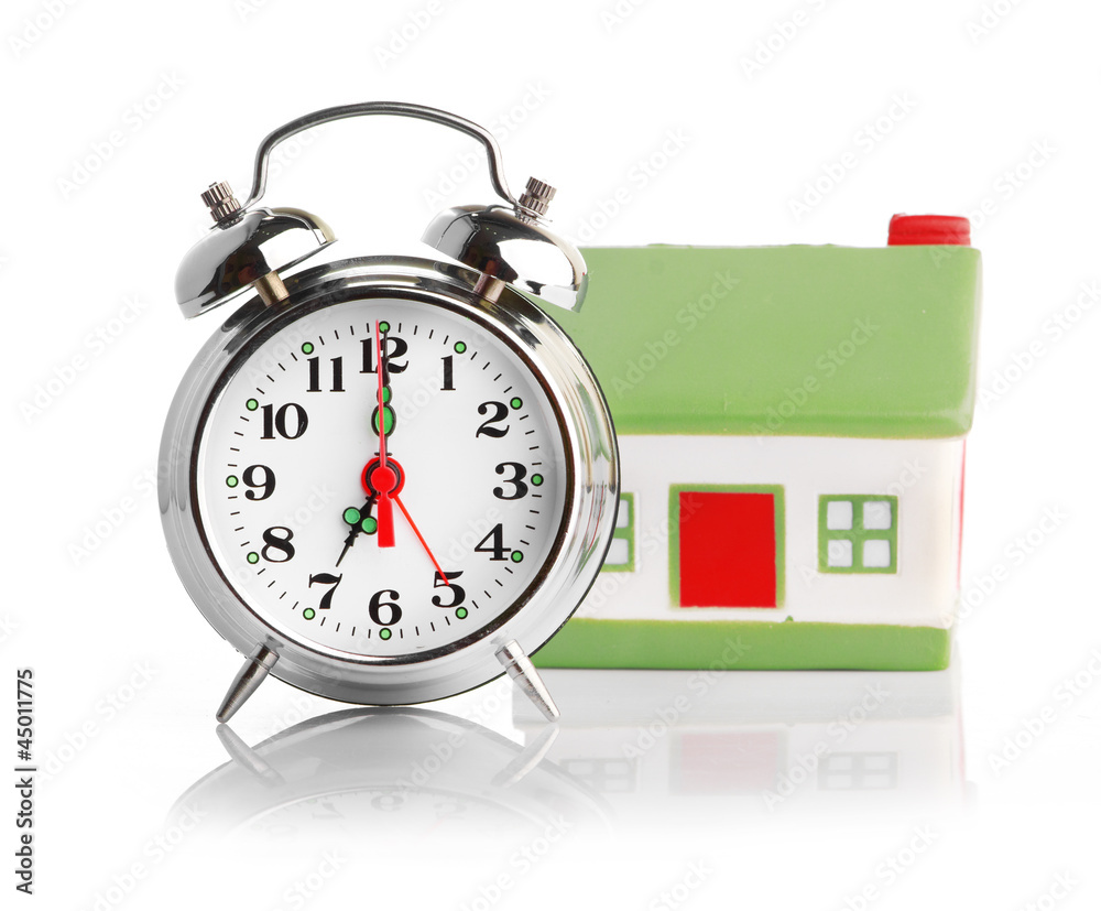 Toy House and alarm clock