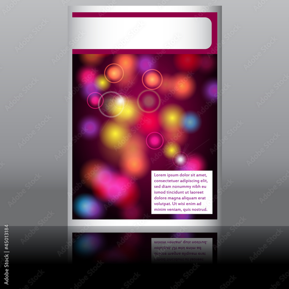 Naklejka premium Elegant music flyer