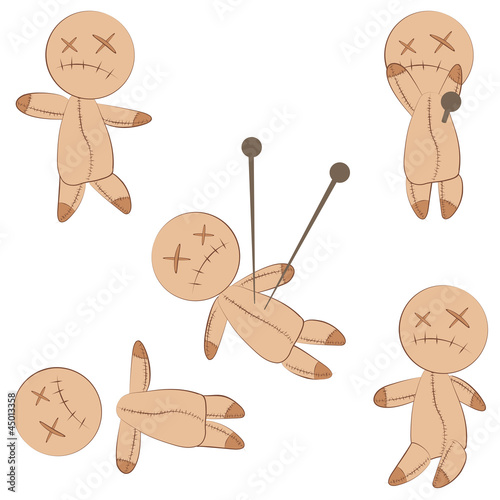 Cute voodoo dolls