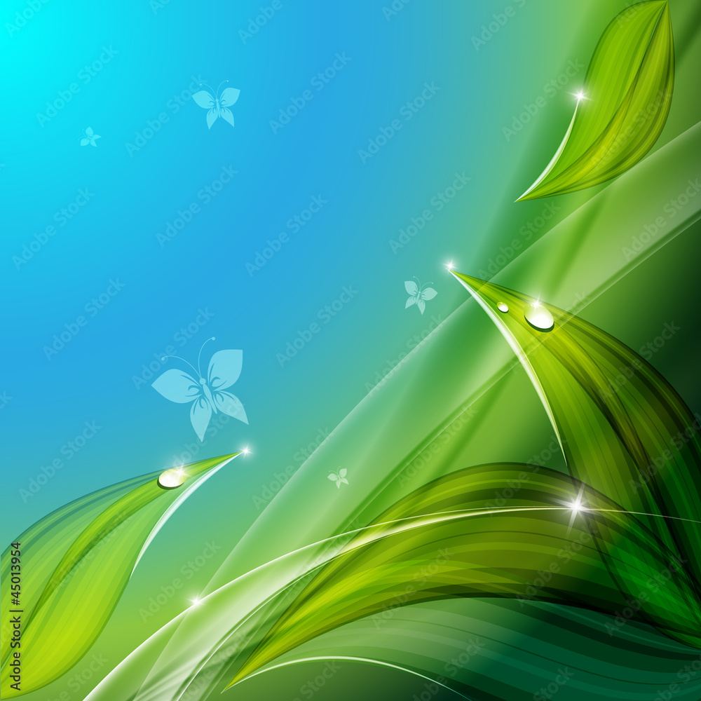 floral vector background with butterflies. Eps10 floral vector background with butterflies. Eps10