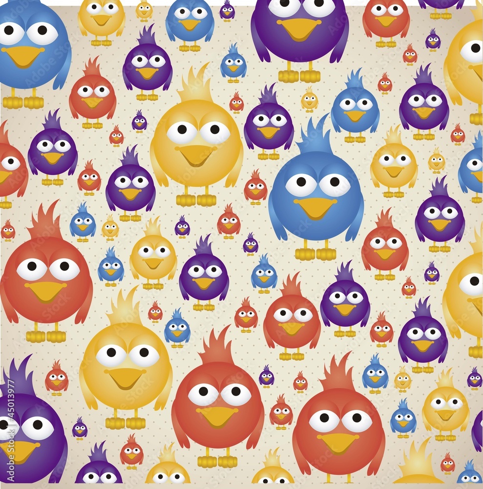 colorful birds pattern colorful birds pattern