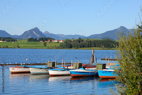 Lake Hopfensee, Bavaria, Germany