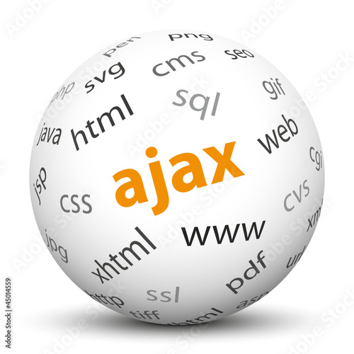 Kugel, AJAX, JavaScript, Webtechnologie, Technik, Internet, 3D