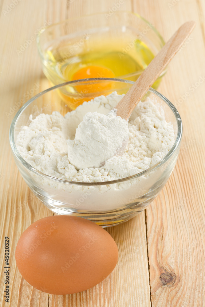 Flour and eggs Flour and eggs