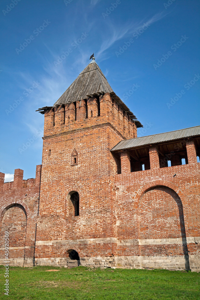 Fototapeta premium Ancient fortress (Kremlin) in Smolensk