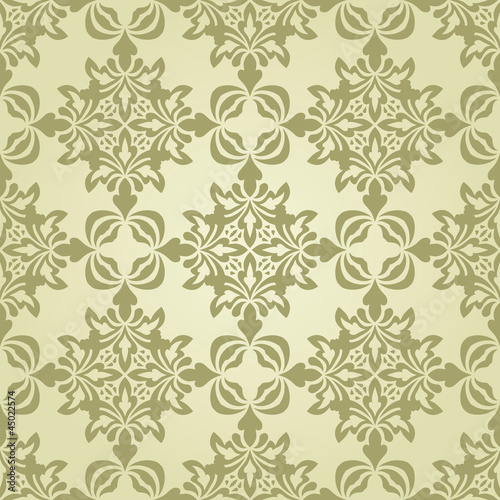 Vector Seamless Vintage Wallpaper Pattern