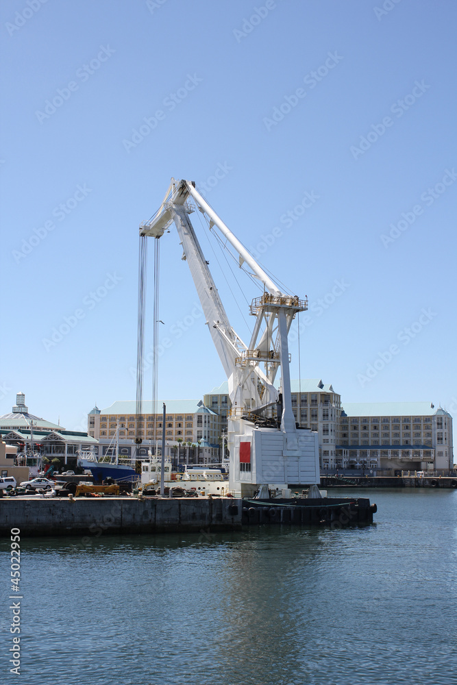 Crane at Cape Town Harbor
