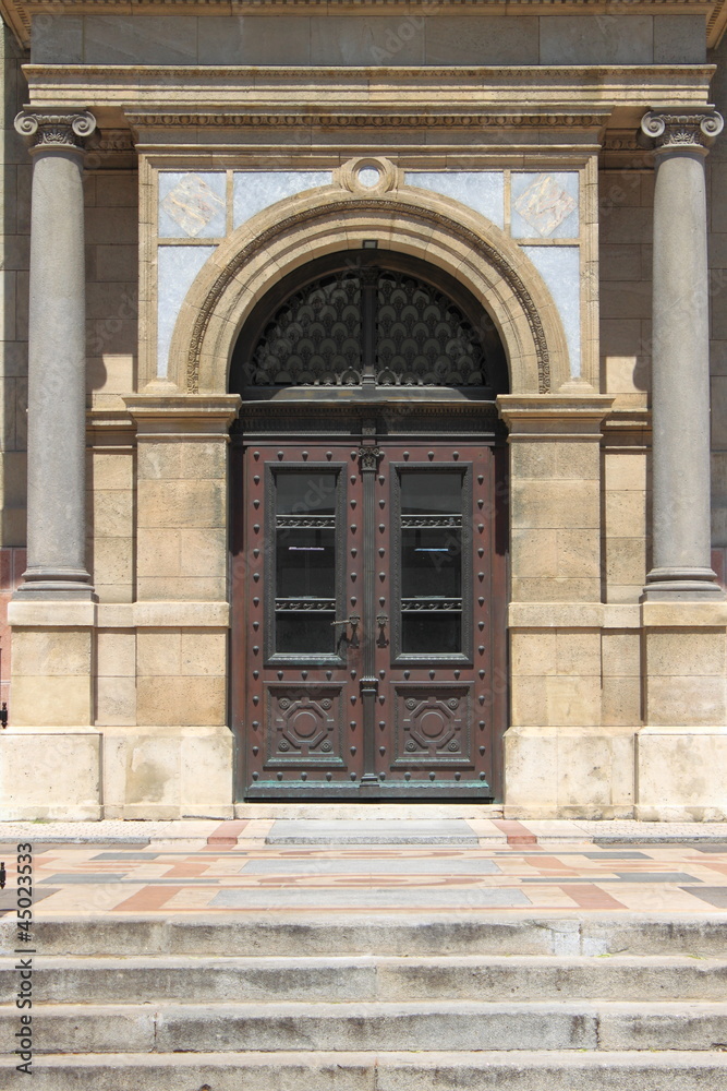 Renaissance door at St. Stephen Basilica