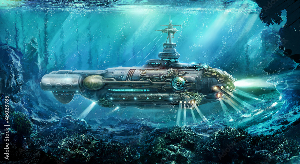Fantastic submarine