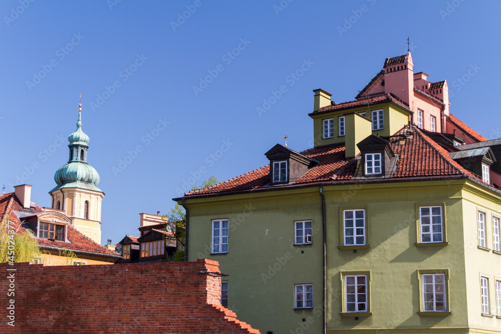 Obraz premium Castle Square in Warsaw, Poland