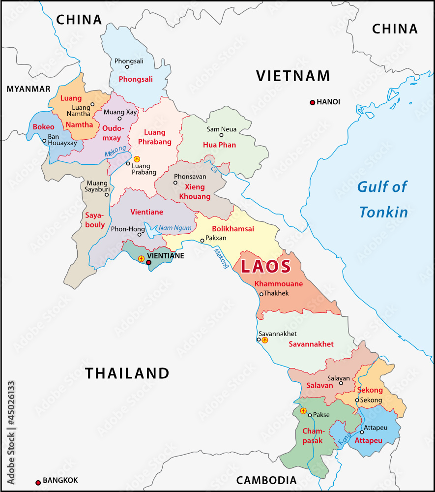 Laos Administrativ
