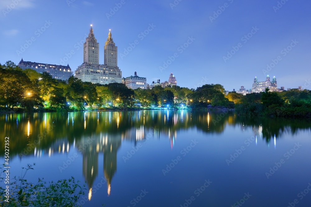 The Lake in Central Park New York City