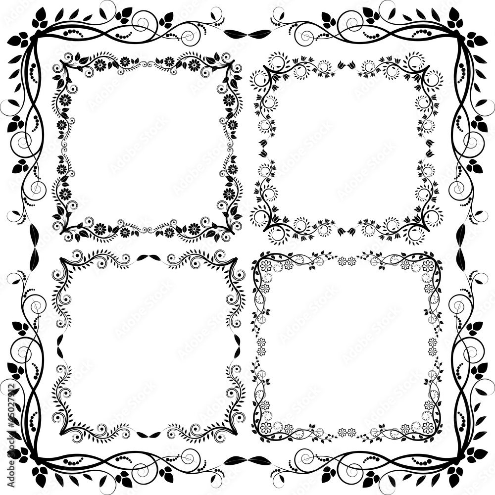 floral frame floral frame