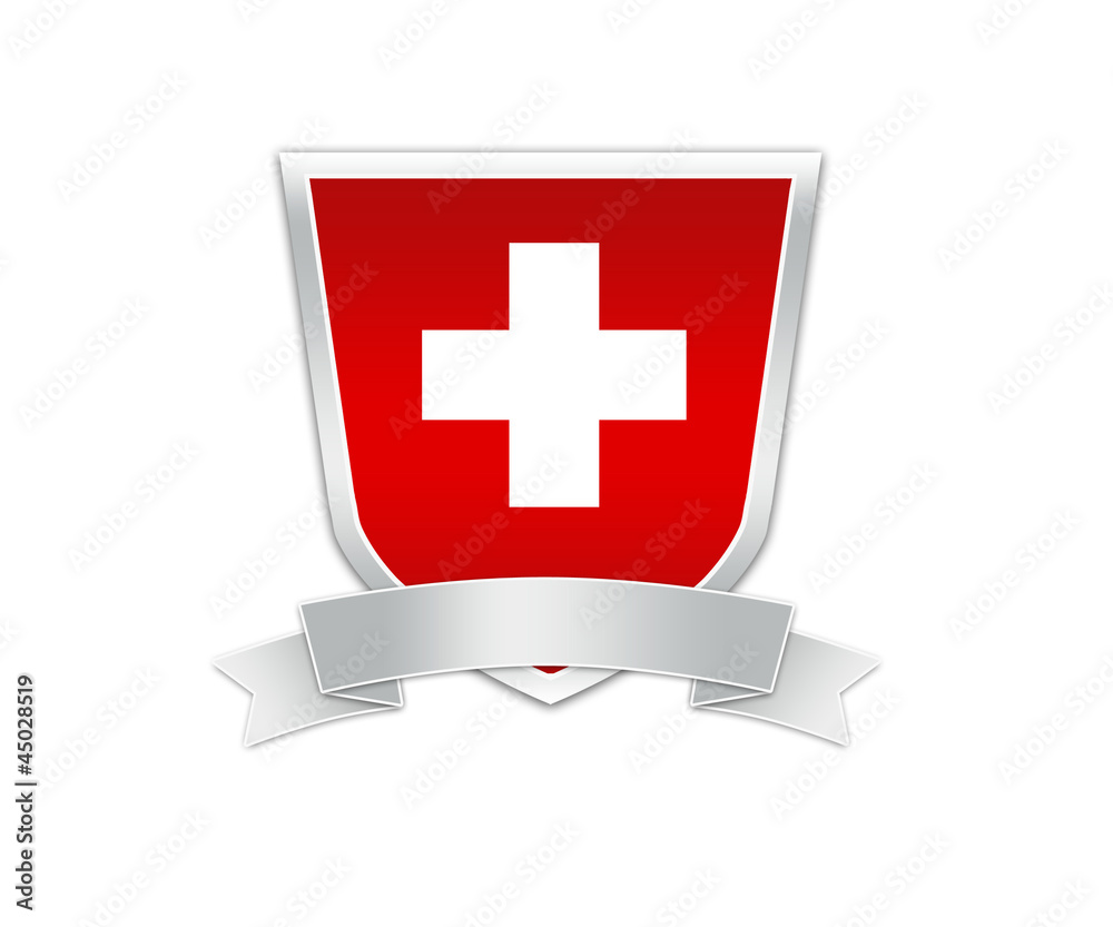 Fototapeta premium Schweizer Schild