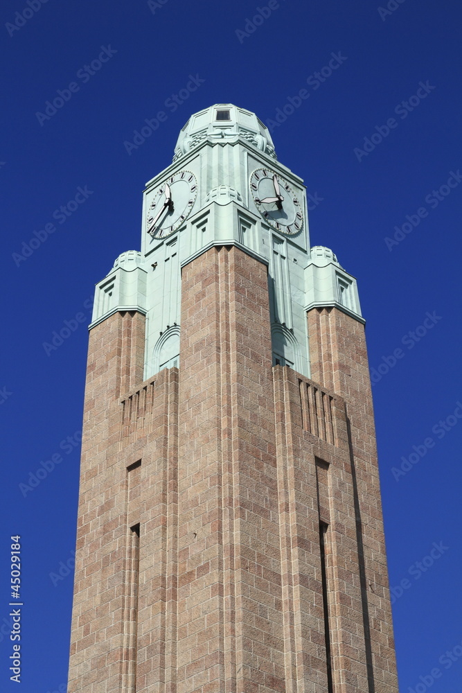 Fototapeta premium Der Hauptbahnhof von Helsinki