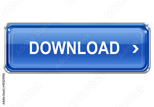 Download - Button  blau