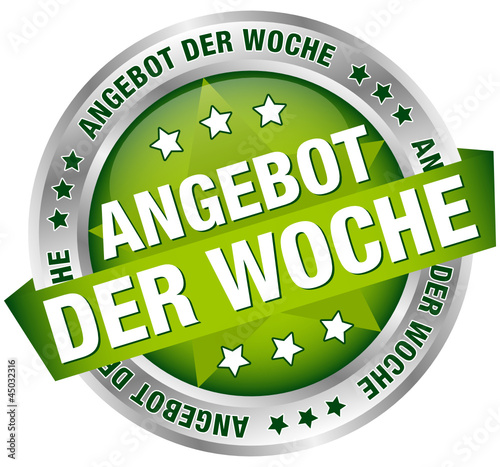 Button Banner "Angebot der Woche" grün/silber