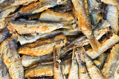 roasted anchovies