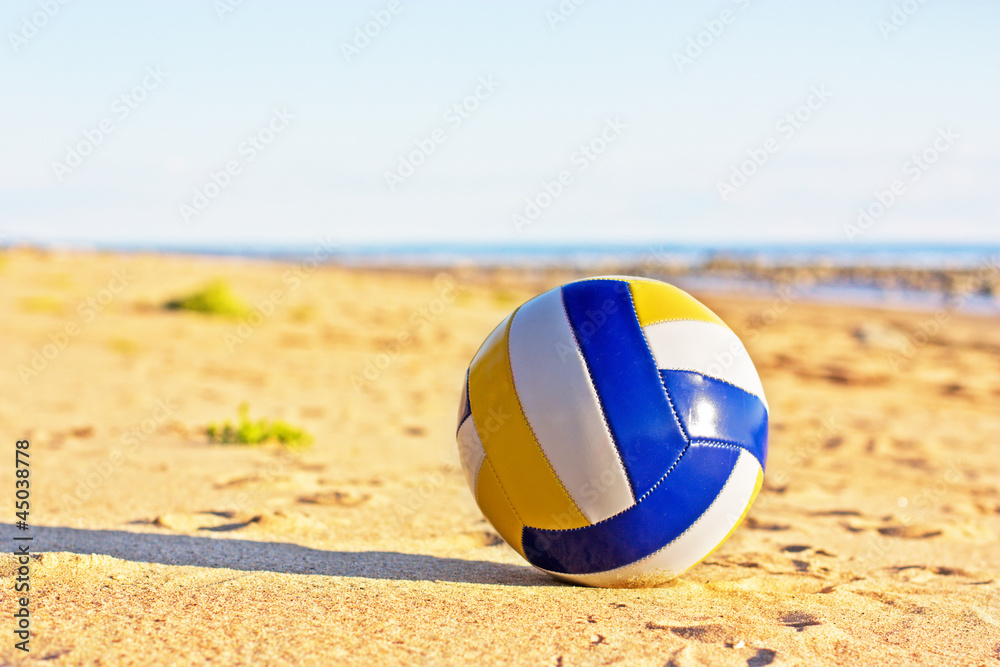 Volleyball in the sand