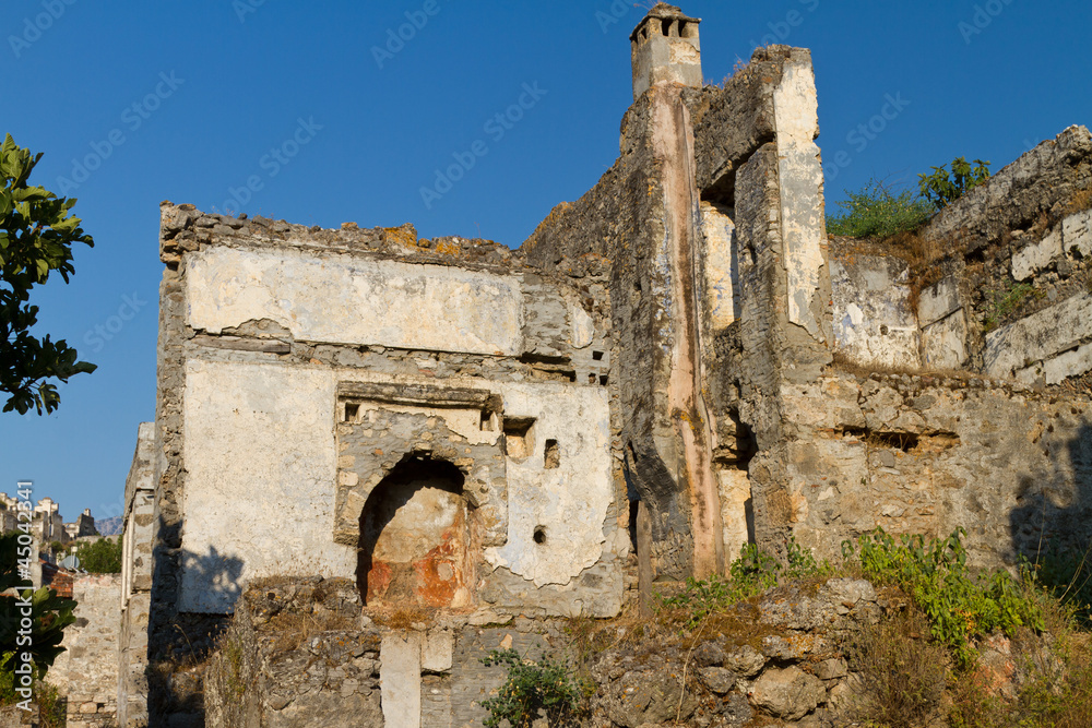 Ruined house from Kayakoy, Fethiye
