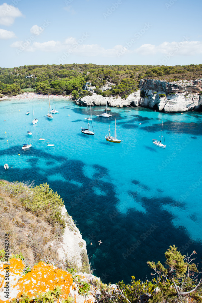 Fototapeta premium Urlaub in Spanien - Cala Macarella - Menorca