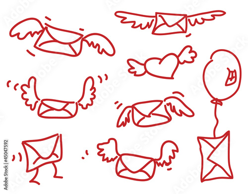 Winged envelopes